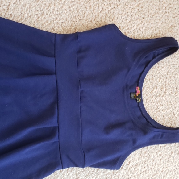 Beautiful Purple Dress w Soft Pleats & Stretch - Picture 6 of 11